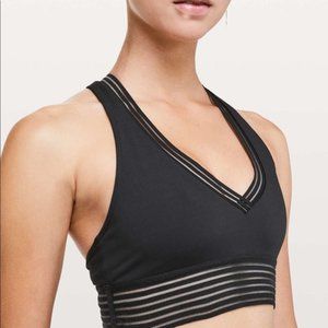 Lululemon Find Focus Bra - Black - Size 8